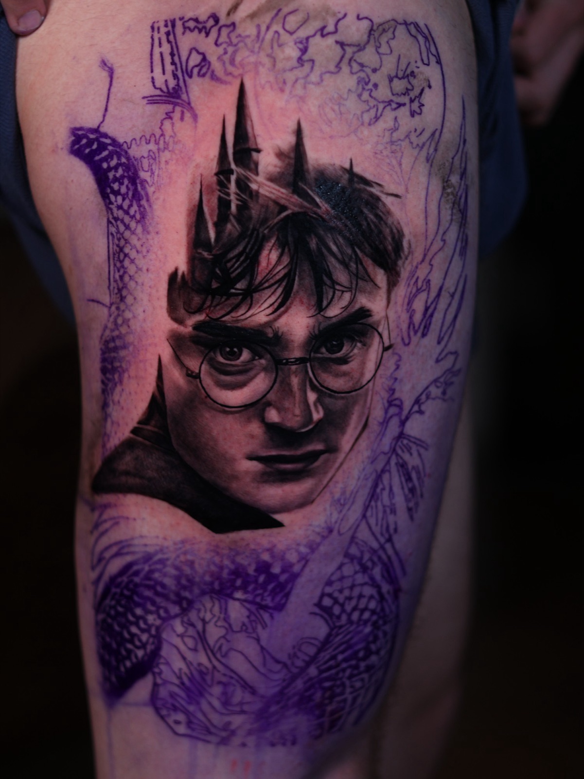 Harry Potter — the chosen one · tattoo by Camo Contreras